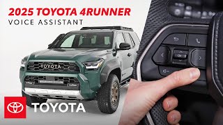 2025 Toyota 4Runner: How to Use Voice Assistant | Toyota Drive-Off Essentials