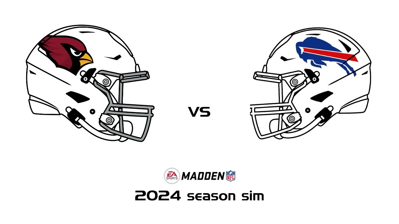 NFL 2024 season sim Week 1 Cardinals vs Bills Madden 24 YouTube