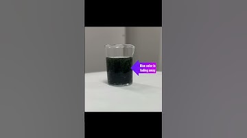Activated carbon adsorption #activatedcharcoal #adsorption #methyleneblue #chemistry #shorts