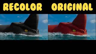 The Sea Beast Recolor VS Original (part 10)
