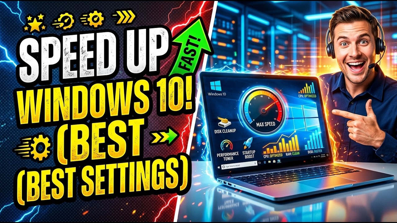 How to Speed Up Your Windows 10 Performance (best settings) - YouTube