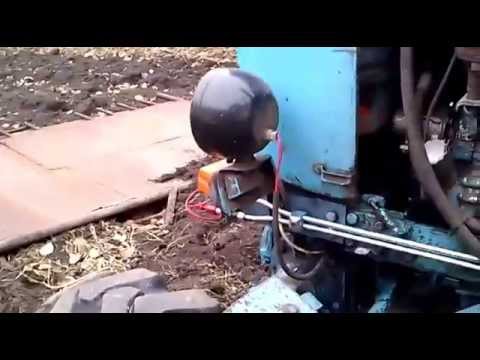 Регулировка давления в гидросистеме трактора. - YouTube