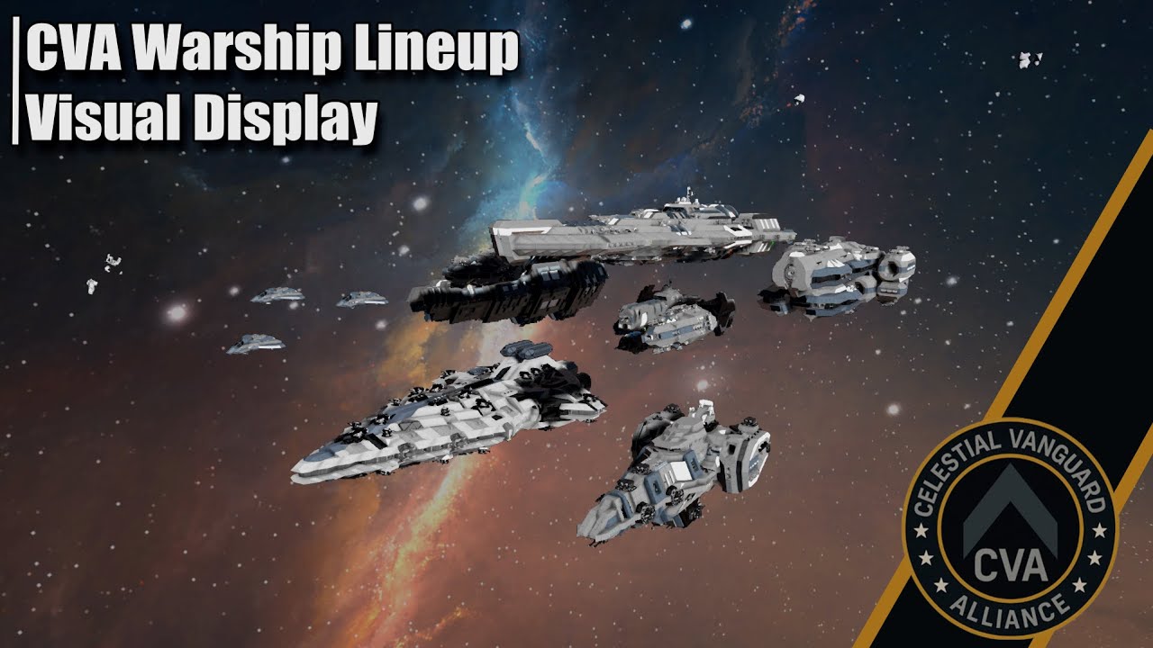 CVA Warship Lineup | Visual Display - YouTube