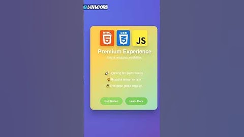 BUILD STUNNING 3D CARD FOR WEBSITE#webdevelopment#shorts