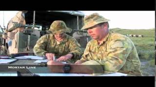 Army Reserve Gunners fire their 81 mm mortars