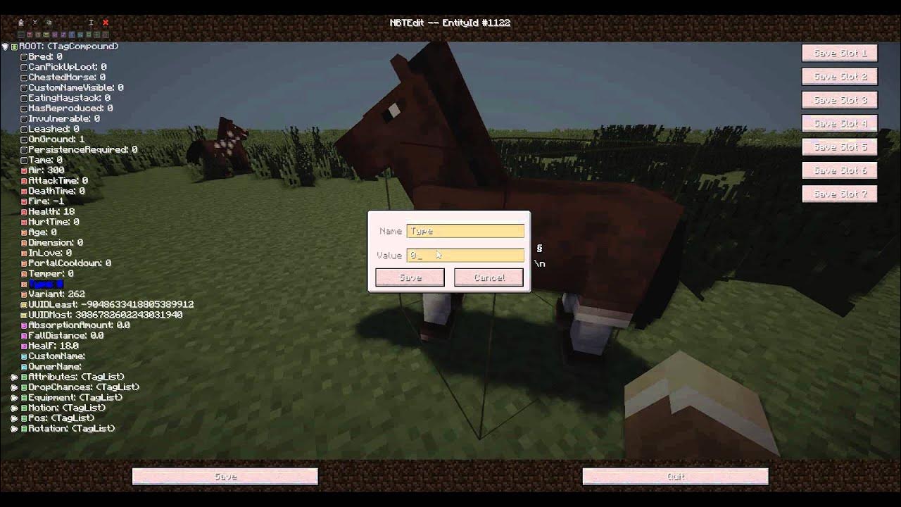 Minecraft in game nbtedit mod 1 7 2 youtube