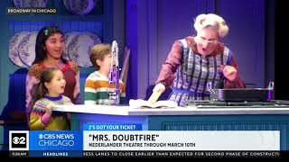 Rob McClure is a hoot as Mrs. Doubtfire in the musical's national tour.