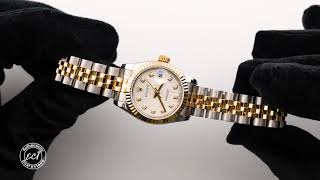 Rolex 179173 Lady-Datejust Silver Diamond | Box & Papers – ECI