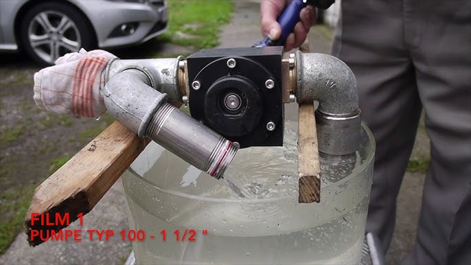 Wolfcraft Pumpe 22070 selbstansaugend für Bohrmaschine