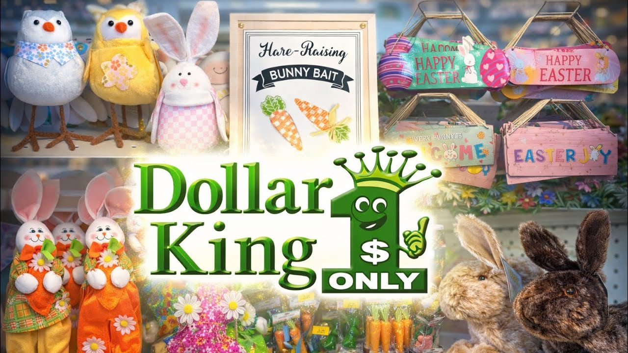 Обзор пасхальных украшений в Dollar King 🐣 Столько очаровательных находок!