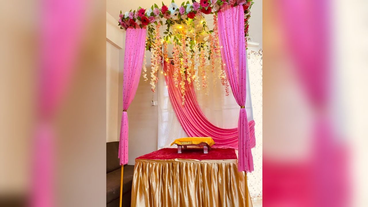 Ganpati decorations ideas! home decorations with Pvc pipes DIY simple and easy YouTube