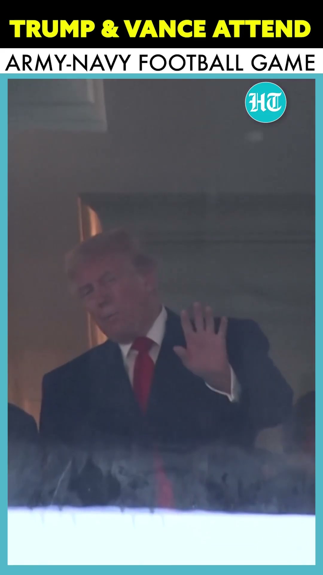 Trump \u0026 Vance Attend 125th Army-Navy Football Game In Maryland's Landover