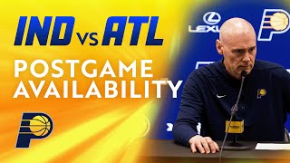 Indiana Pacers Postgame Media Availability (vs. Atlanta Hawks) | April 14, 2024