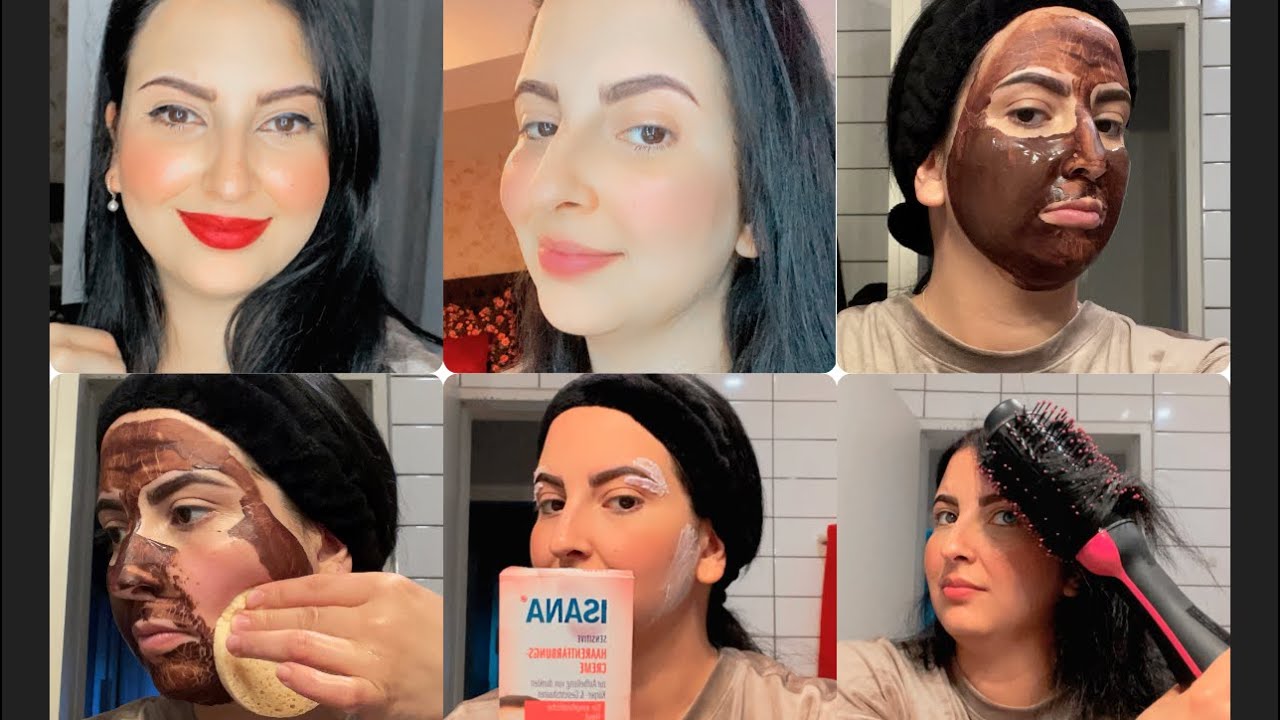 لمداراش هاد الروتين مادارت 😍والو تفتيح ونعومة خيالية أحسن صباغة للشعر ❤️ماسك كيخلي البشرة كتشعل❤️❤️