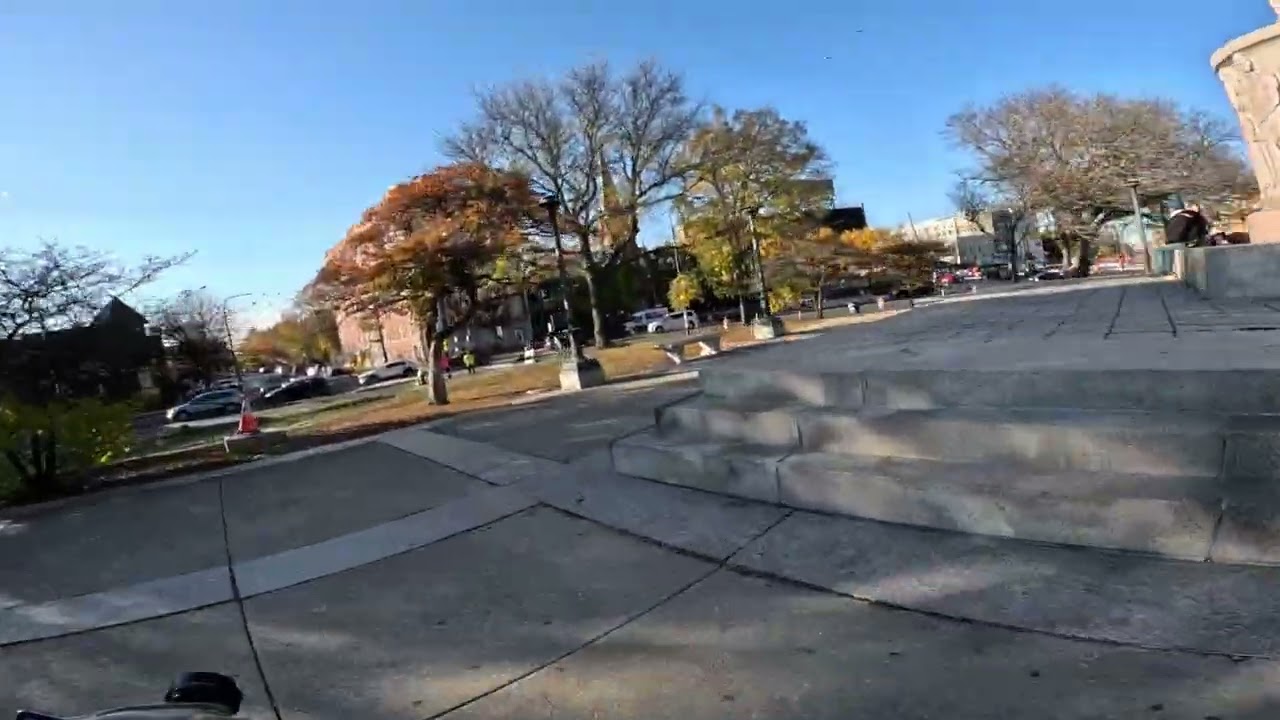 Riding around logan square eagle