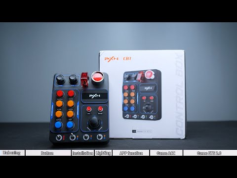 New Release PXN CB1 Control Button Box Unboxing and Setup