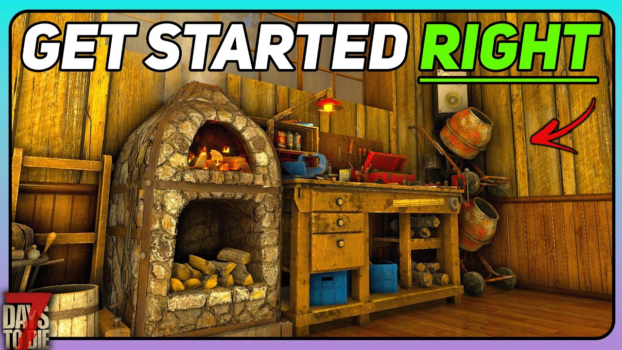 Essential Quick Start Guide of Beginner Tips - 7 Days To Die - YouTube