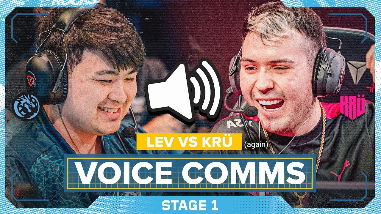 HOW IT SOUNDS TO STOMP OUR RIVALS (again) | LEV vs. KRU Voice Comms - VCT Americas Stage 1