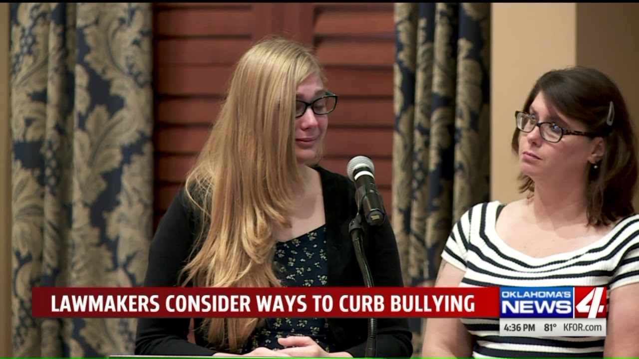newspaper mockup Oklahoma lawmaker holds interim study to discuss bullying in schools, online