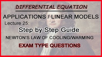 Ch3-Ex1-Lec25"Application of ODE|Newton