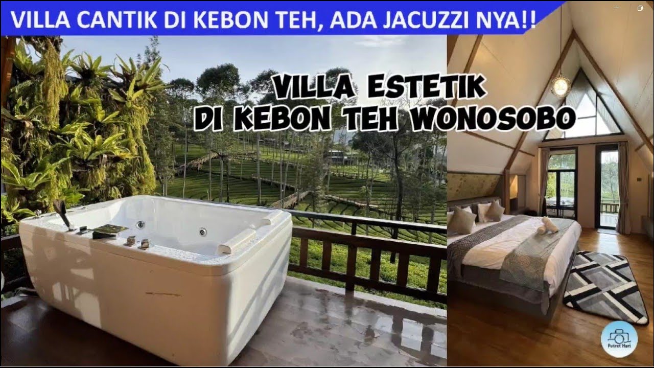 Villa estetik di tengah kebun teh ! Panama The Villas  | Wisata Kebun Teh Panama