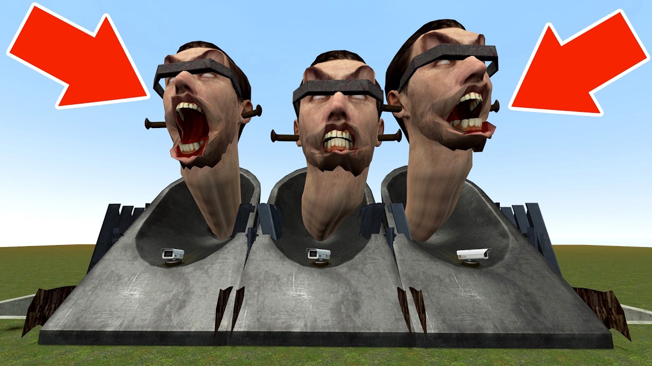 Spartan Kicking All New Skibidi Toilets Memes in the Giant Lava Pit #19 - Garry's Mod