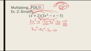 Algebra 2 - 5.3 - Adding, Subtracting, and Multiplying Polynomials
