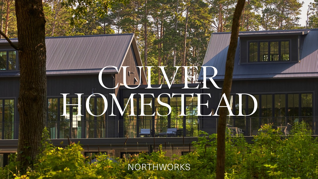 Внутри дома, гармонично вписывающегося в природу (экскурсия по дому)