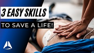3 Simple skills to keep someone alive! Basic Life Support training for the people