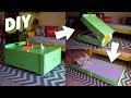 DIY - MESA DE CENTRO QUE VIRA CAMA ( 2 em 1 )