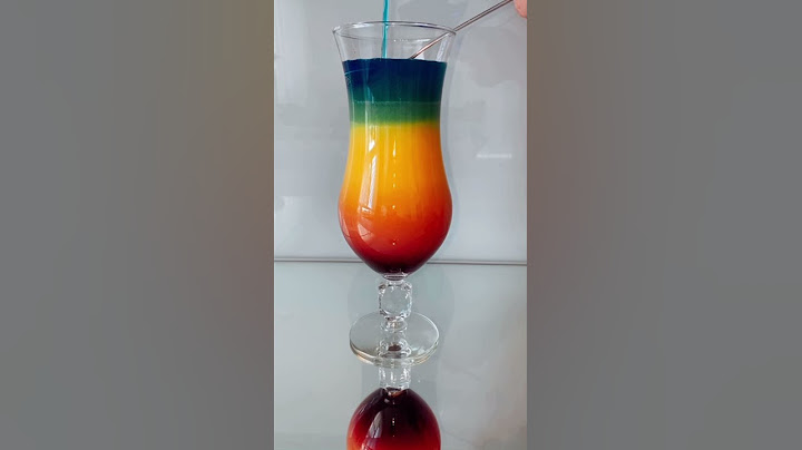 Rainbow Cocktail #Shorts #drink #cocktail #rainbow