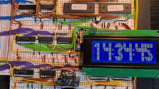8-Bit Breadboard CPU (LCD Display, Port Controller)