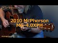 2010 mcpherson mg40xph brazilian rosewood  flamed redwood