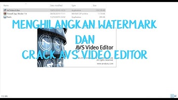 Menghilangkan watermark - instal crack AVS Video Editor