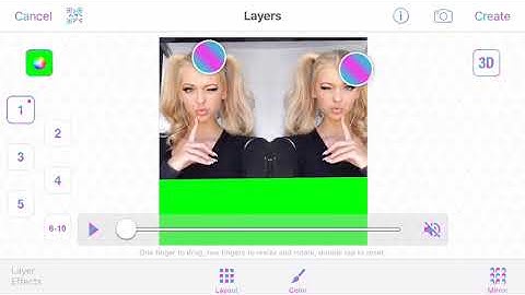 How to make a 3D triangle on videostar