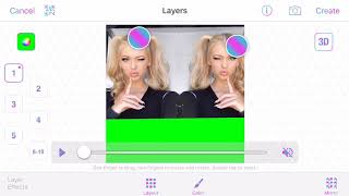 How to make a 3D triangle on videostar