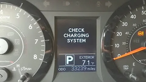 Causes and Fixes Toyota "Check Charging System" Message