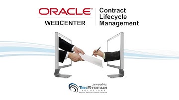 Webinar: TekStream CLM Solution for Oracle WebCenter