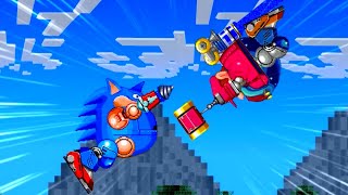 Mario Vs Sonic - Death Egg Robot Battle