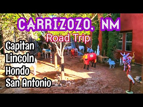 Painted Donkeys of Carrizozo New Mexico | Spectacular Scenic Drive from Roswell to Albuquerque