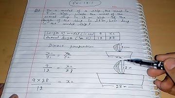 Q-6 Ex-13.1 Chapter 13 Direct and Inverse Proportions | Ncert Class 8th Maths