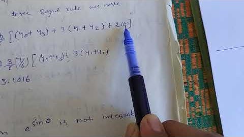 18MAT21, Module 5, Video 8,Numerical Integration