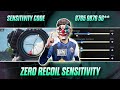 🔥 Best Zero Recoil Best Sensitivity For All Device Android & Ios ✅ Gyroscope & No Gyro PUBGM / BGMI