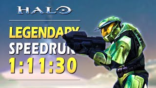 [WR] Halo: CE Done in 1:11:30 - Legendary Speedrun