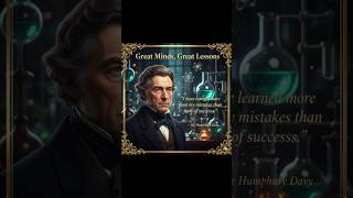 Great Minds, Great Lessons : Sir Humphry Davy #inspiration #motivation #uk #england #science #lesson