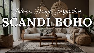 Scandi Boho Living Room Interior Design Inspiration | Effortless Style and Comfort