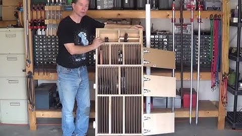 Fun with Robotics - EP 4: Garage shop organization, circular and band saw blade storage rack