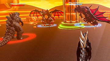 Roblox Project Kaiju - Titanus Godzilla and Zilla Vs Destoroyah