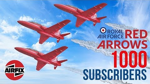 Building Airfix Quickbuild RAF Red Arrows (1000 subscribers special)