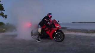 Amputee Burnout 🏍💨🔥🔥🔥🔥